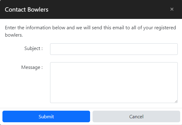 Contact Bowlers