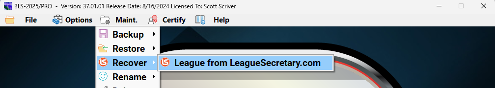 Download Backup Files BLS